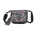 Small lightweight crossbody bag - Black butterfly