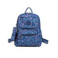 Lightweight backpack - Blue floral