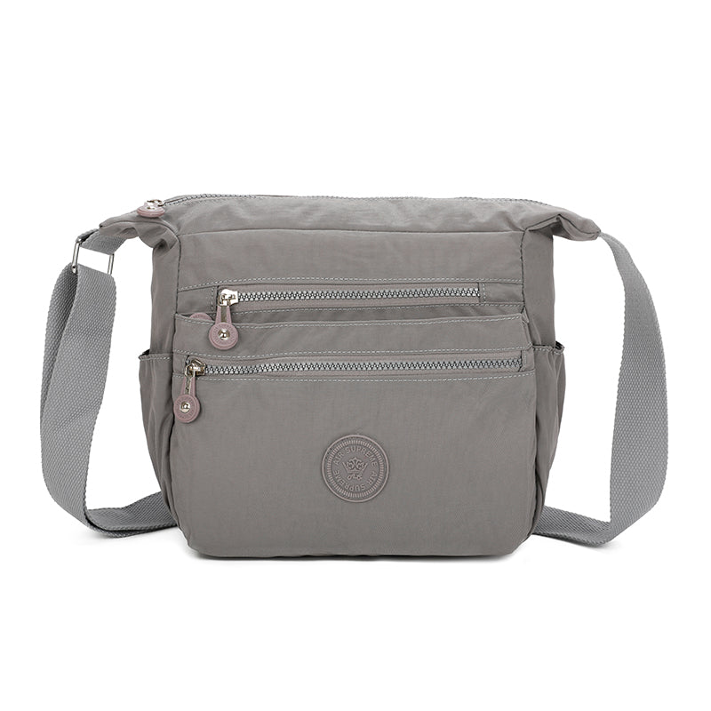 Medium light weight crossbody bag - Light Grey