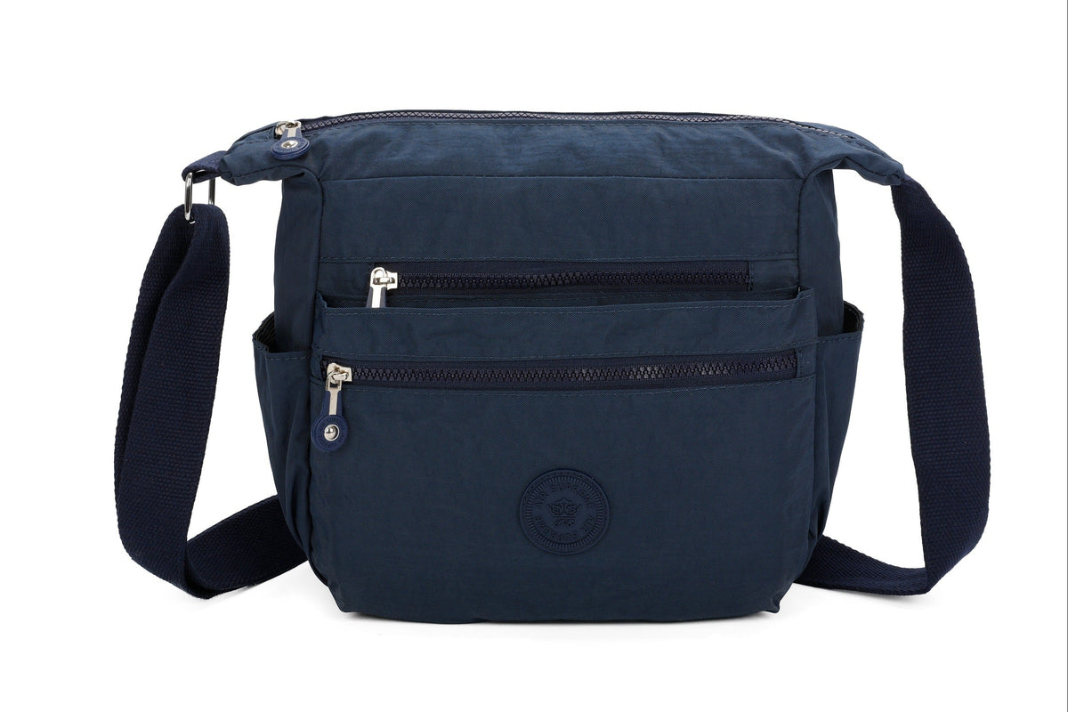 Medium light weight crossbody bag - Navy