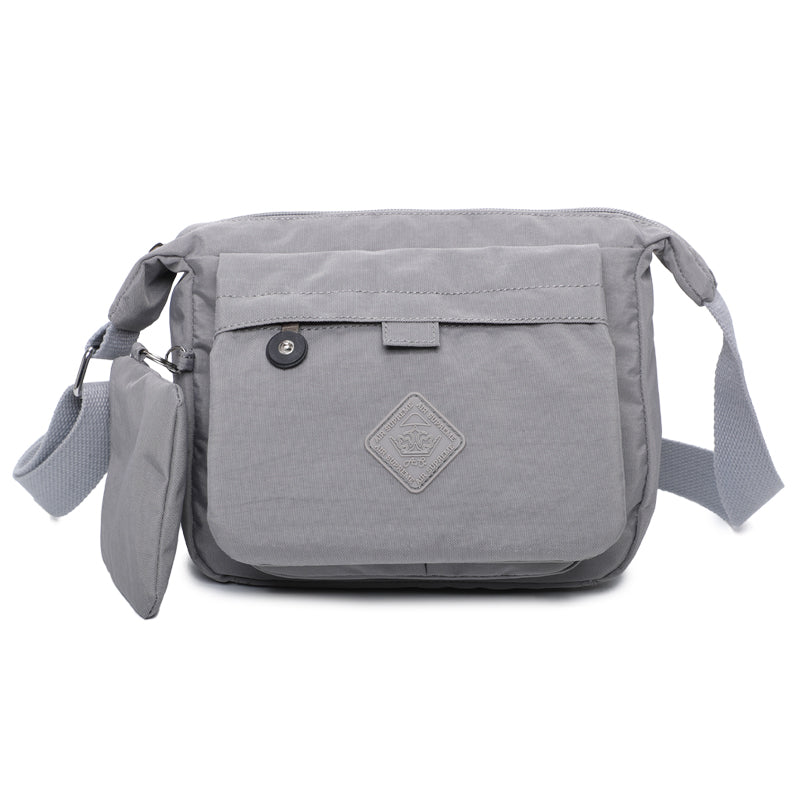 Small lightweight crossbody bag - Grey