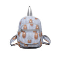 Small lightweight backpack - Grey Highland Cow