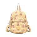 Small lightweight backpack - Yellow Highland Cow